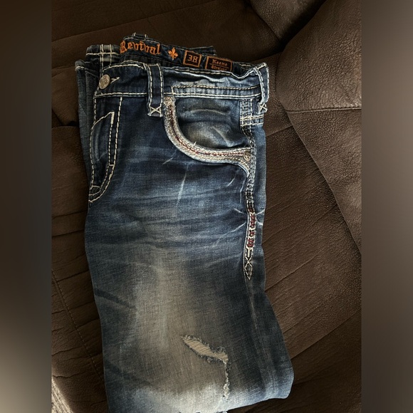 SOLD on diff platform Men’s Rock Revival Keene/straight sz:38 - Picture 6 of 6